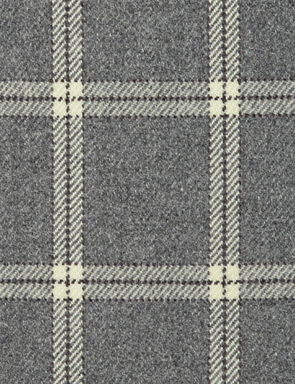 LAMBSWOOL PLAID - GREY FLANNEL-0