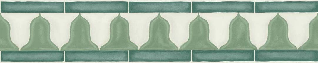 ZELLIGE BORDER - OLIVE