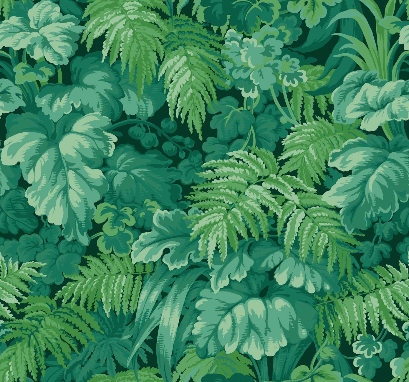 ROYAL FERNERY - FOREST GREEN