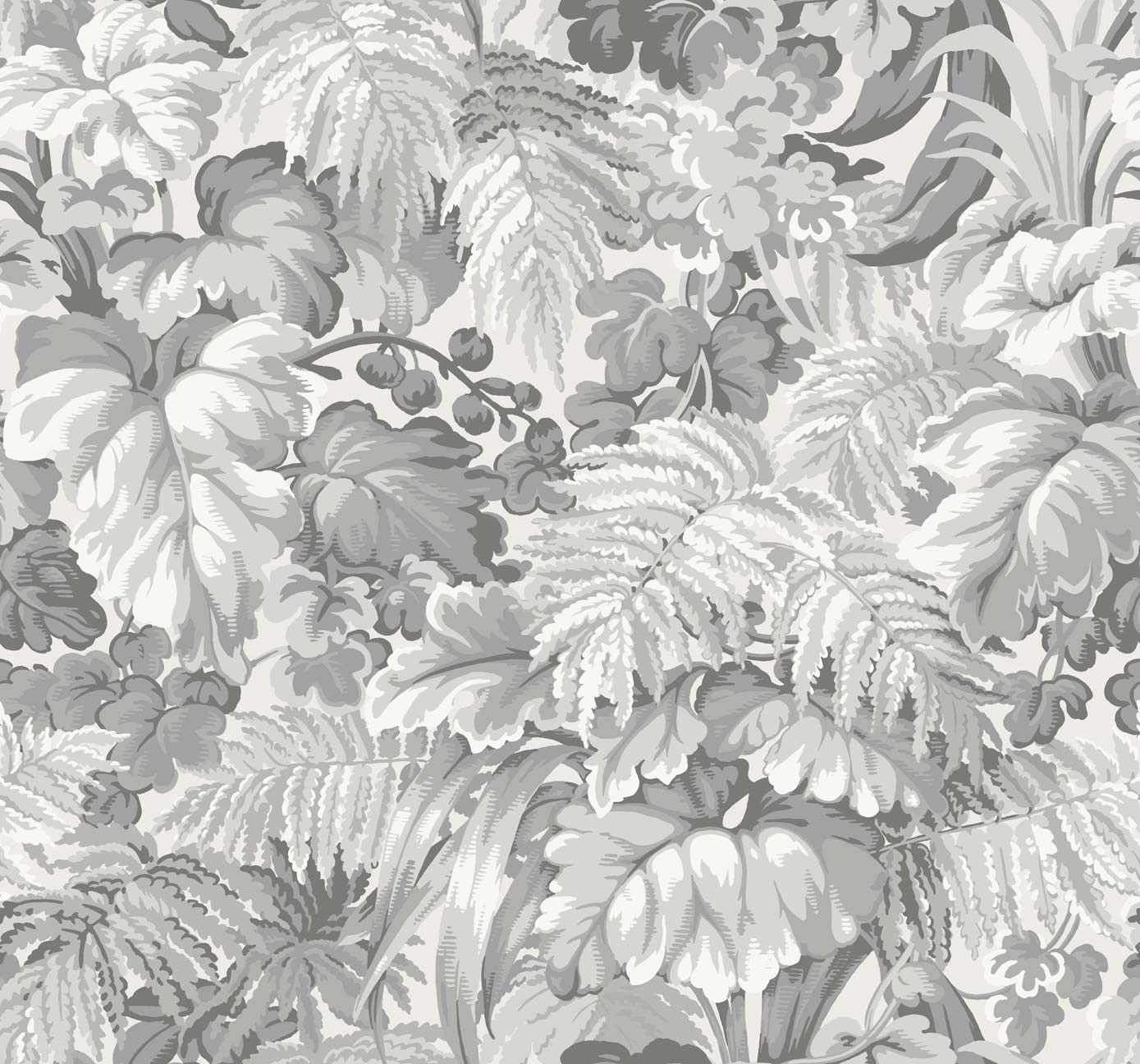ROYAL FERNERY - WARM GREY