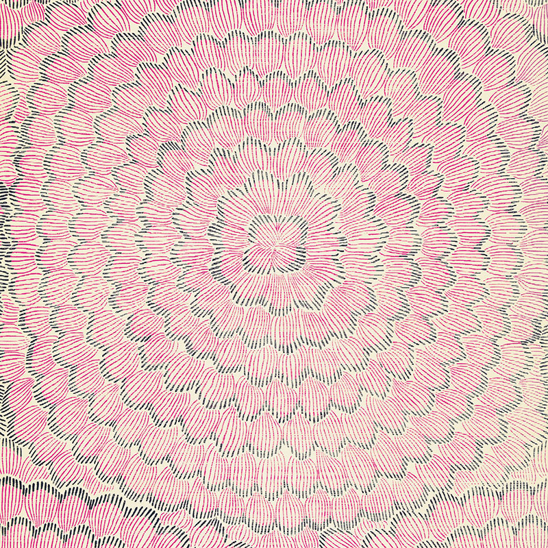 FEATHER BLOOM - FUCHSIA & JET