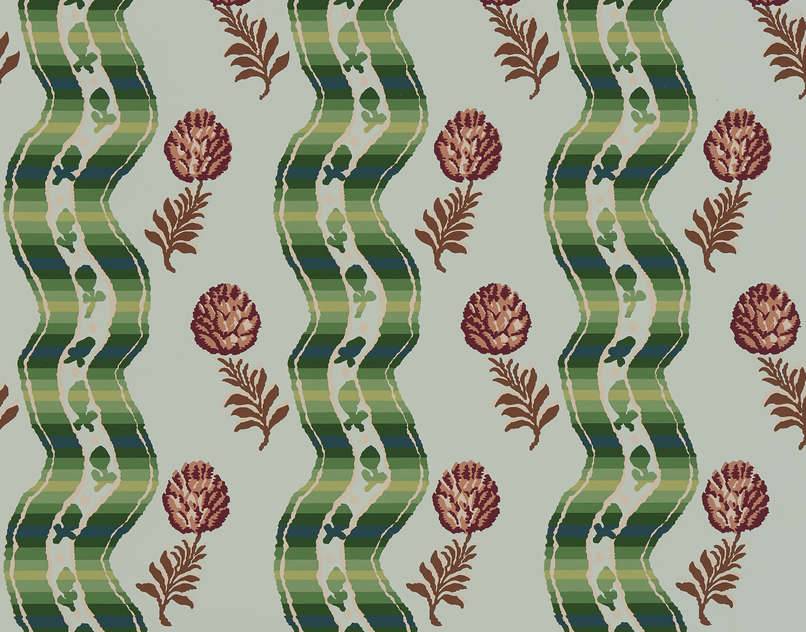 POMMES DE PIN- CELADON