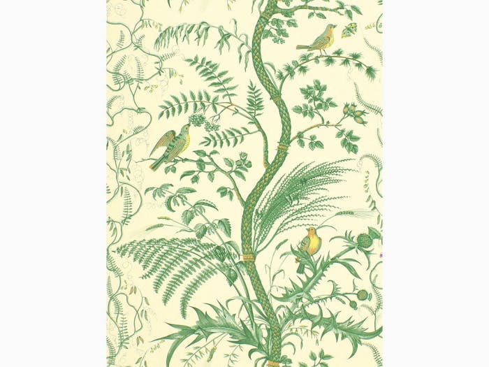 BIRD AND THISTLE - GREEN