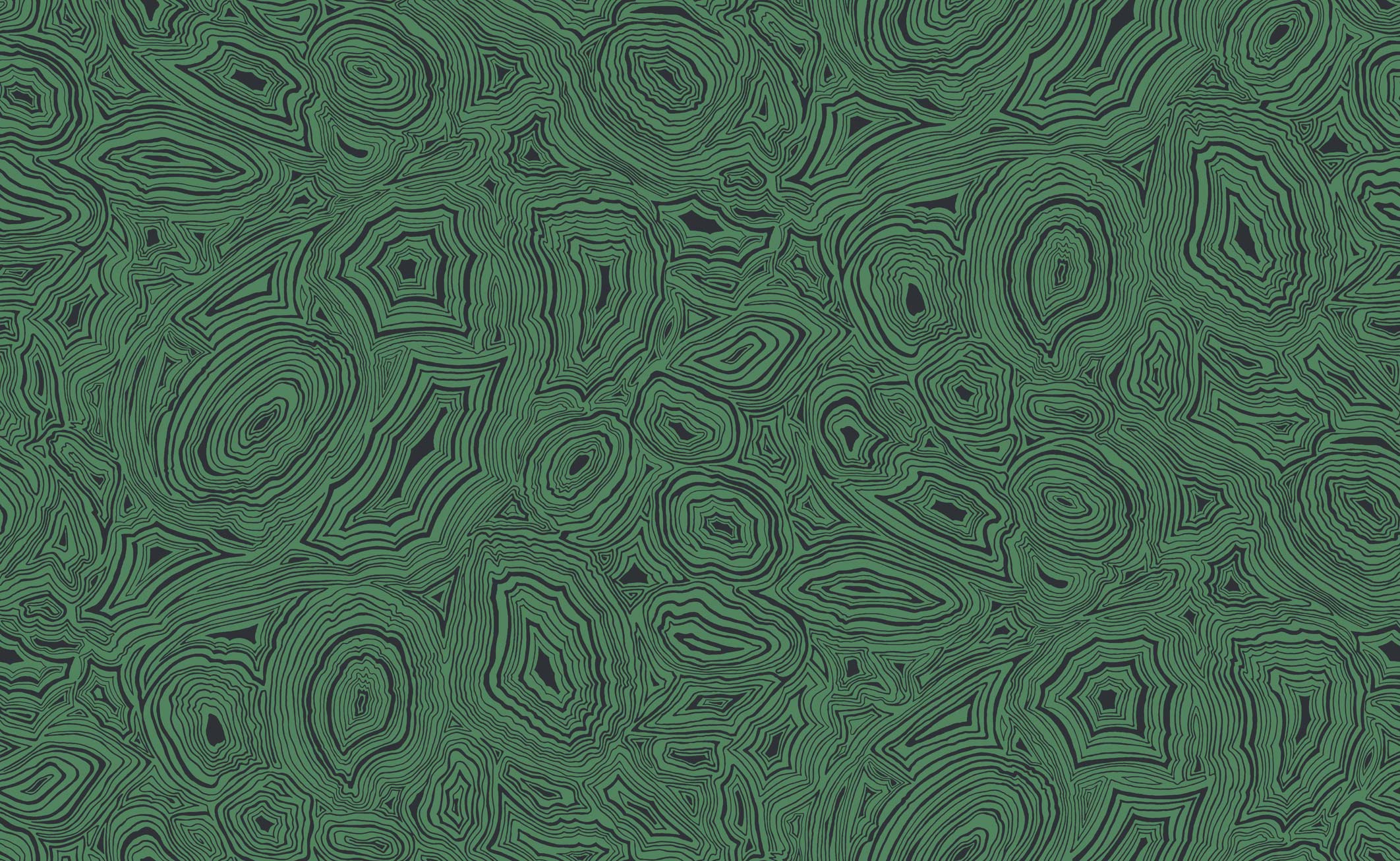 MALACHITE - EMERALD/BLACK