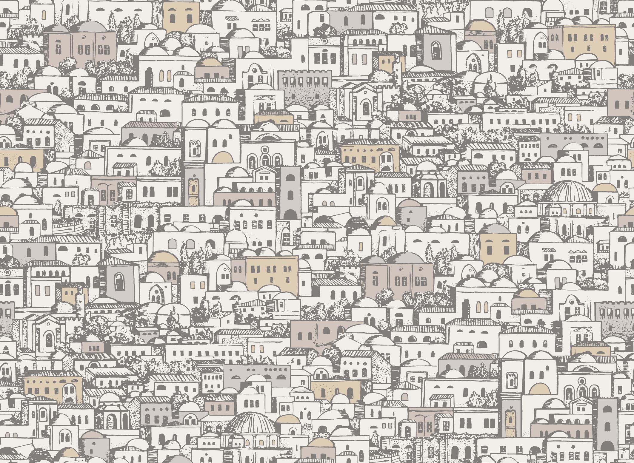 MEDITERRANEA - WHITE/GILVER