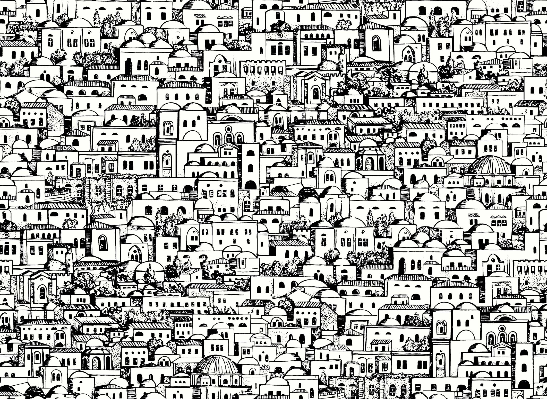 MEDITERRANEA - WHITE/BLACK