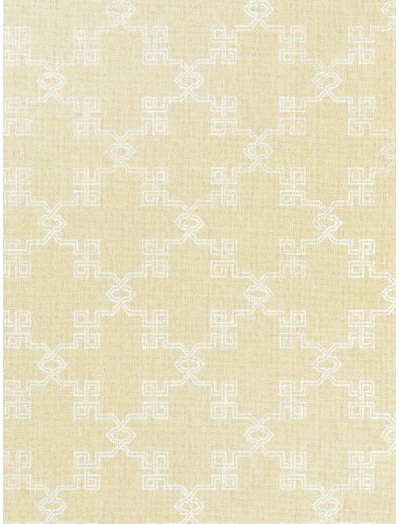 SUZHOU LATTICE RAFFIA WEAVE - STRAW