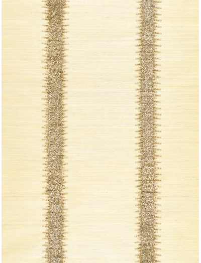 VERONICA BEADED GRASSCLOTH - BURNISHED GOLD