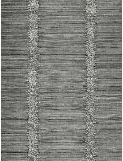 VERONICA BEADED GRASSCLOTH - CARBON