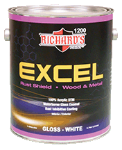 #1200 Series, EXCEL Rust Shield 100% Acrylic DTM Industrial Gloss Enamel