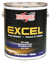 #1220, EXCEL Rust Shield 100% Acrylic Waterborne DTM Primer