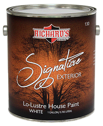 #130 Series, Signature Exterior 100% Acrylic Lo-Lustre House Paint