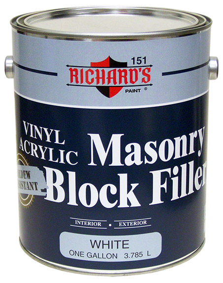 #151 100% Acrylic Aggregate Masonry Block Filler