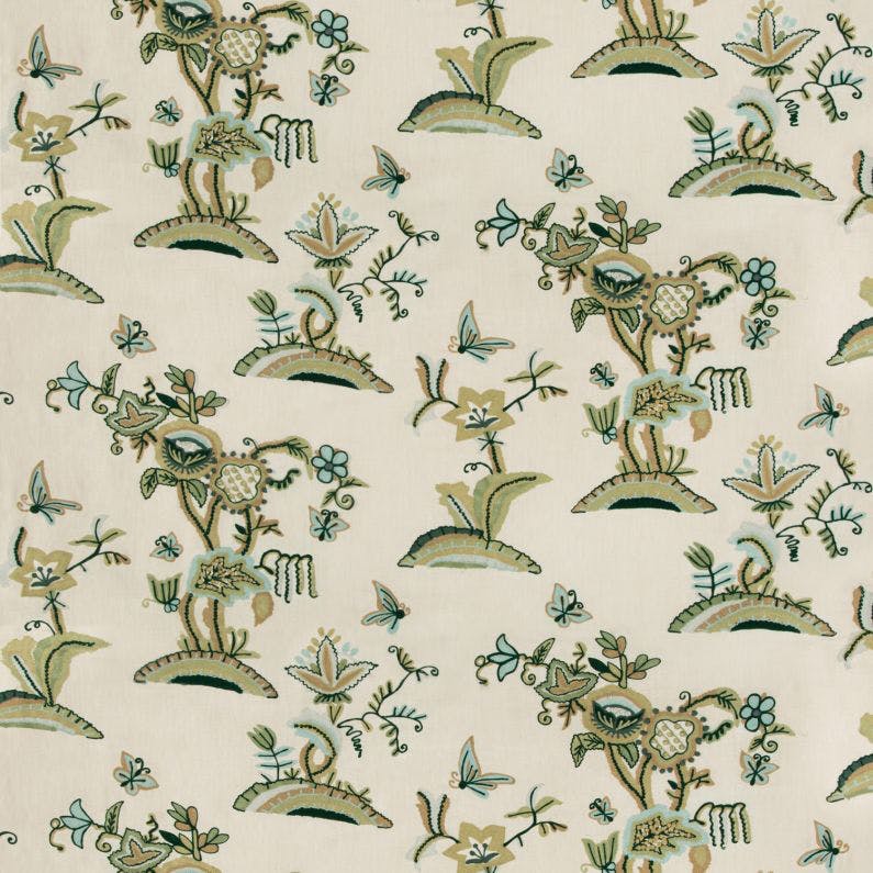 CAMBRIA CREWEL - JADE/OLIVE