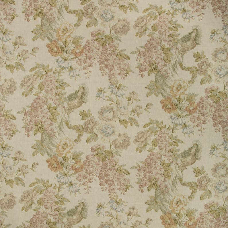 MONTECITO FLORAL - OLIVE/PLUM