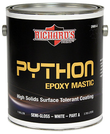 #2900 Series, Python Epoxy Mastic High Solids Surface Tolerant Coating