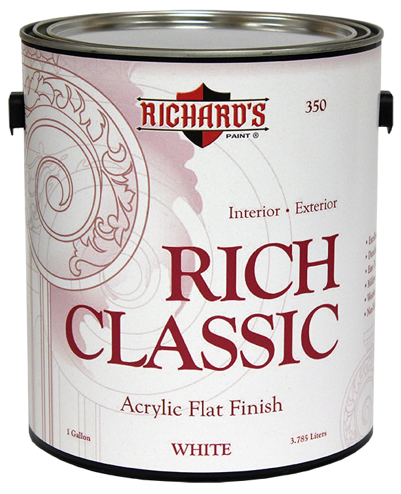 #350 Series, Rich Classic Flat Acrylic Paint