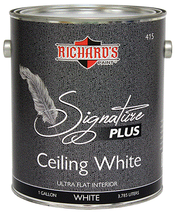 #415, Signature Series PLUS Premium Acrylic Int. Ultra Flat Ceiling Paint