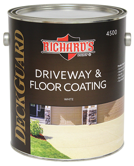 #4500 Series, Deck Guard 100% Acrylic Driveway & Floor Coating