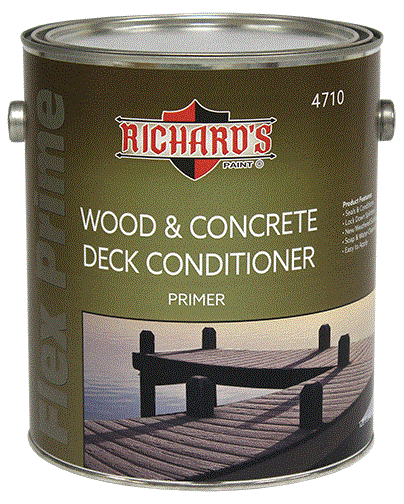 #4710, FlexPrime 100% Acrylic Wood & Concrete Deck Conditioner