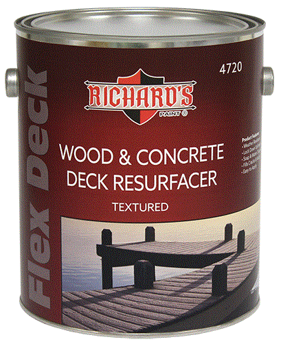 #4720, FlexDeck Wood & Concrete Deck Resurfacer Coating