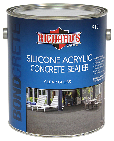 #510, BondCrete Silicone/Acrylic Concrete Sealer - Clear