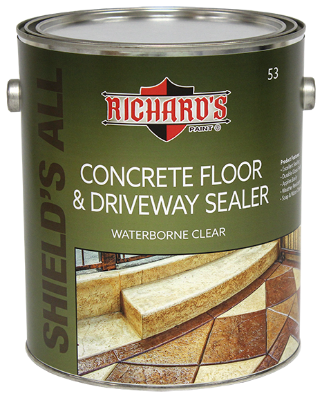 #53, Shield's All Concrete Floor & Driveway Sealer/Finish