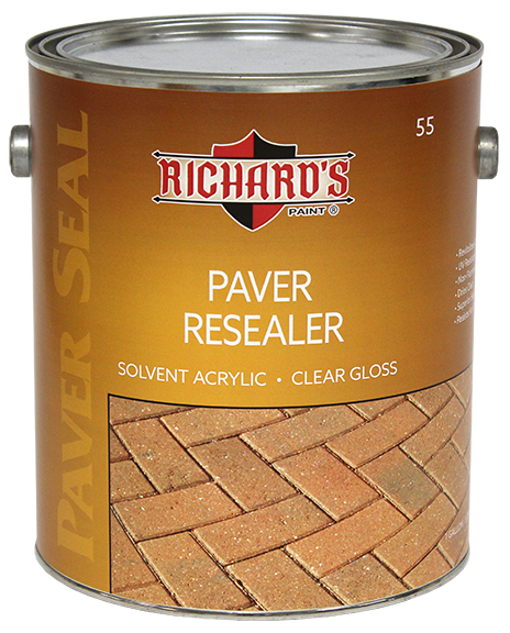 #55, Paver Seal Paver & Concrete Reseal Clear Sealer/Finish