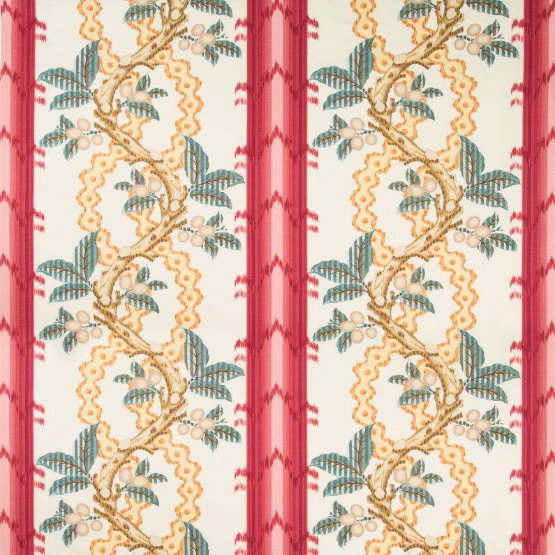 JOSSELIN COTTON AND LINEN PRINT - MADDER/CLAY
