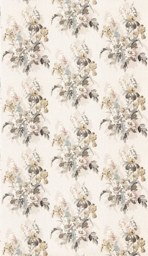 BIRD & IRIS - IVORY/MOLE