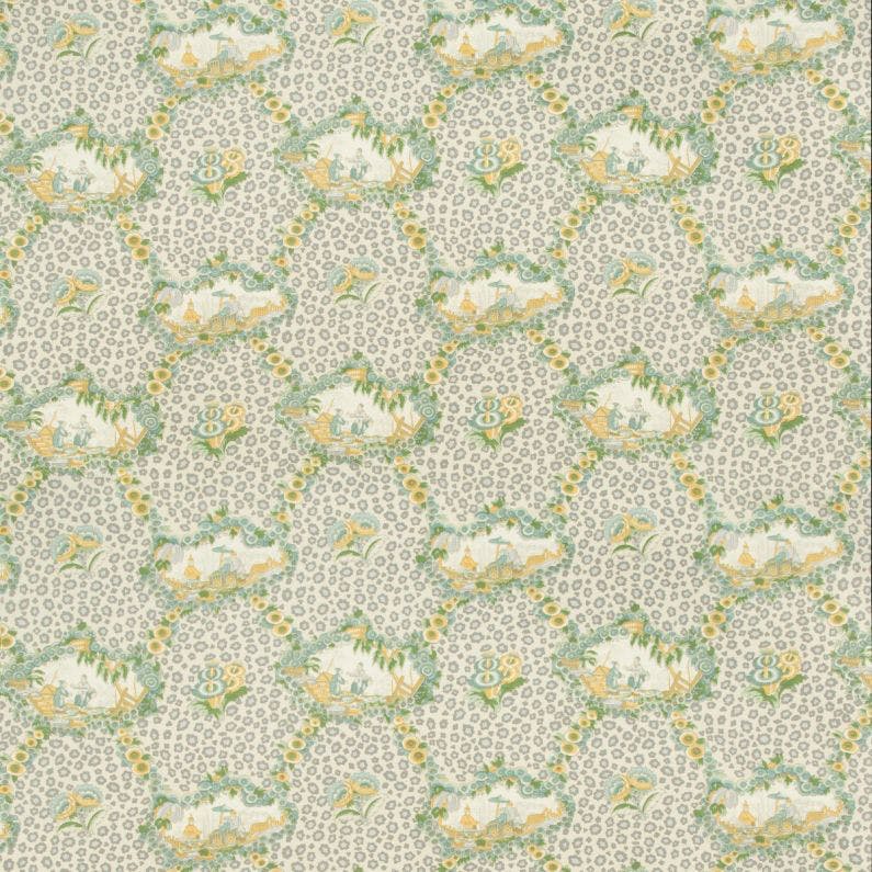CHINESE LEOPARD TOILE - MIST
