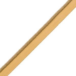 1/4" ANNECY CORD WITH TAPE - METALLIC YELLOW GOLD