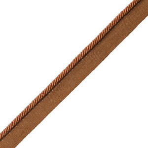 1/4" ANNECY CORD WITH TAPE - METALLIC COPPER