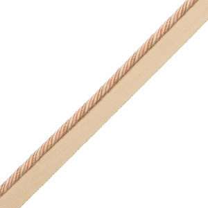 1/4" ANNECY CORD WITH TAPE - PALE PINK/PEACH/CREAM
