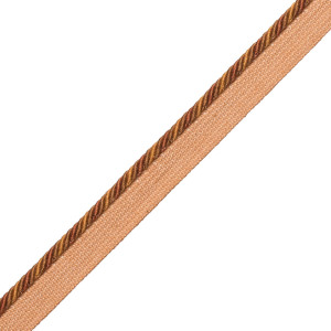 1/4" ANNECY CORD WITH TAPE - COPPER BROWN