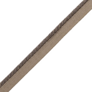 1/4" ANNECY CORD WITH TAPE - DARK GREY