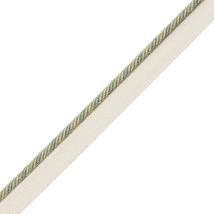 1/4" ANNECY CORD WITH TAPE - CELADON/MINT