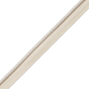 1/4" ANNECY CORD WITH TAPE - BLANC