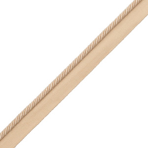 1/4" ANNECY CORD WITH TAPE - LATTE