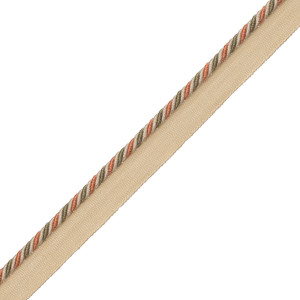 1/4" ANNECY CORD WITH TAPE - APRICOT