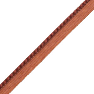 1/4" ANNECY CORD WITH TAPE - CAYENNE