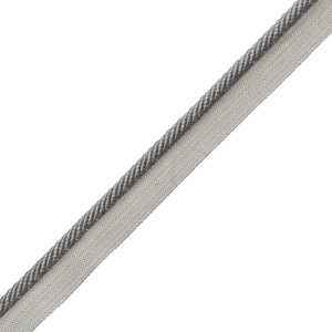 1/4" ANNECY CORD WITH TAPE - STERLING