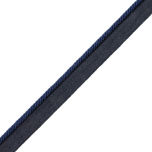 1/4" ANNECY CORD WITH TAPE - SAPPHIRE