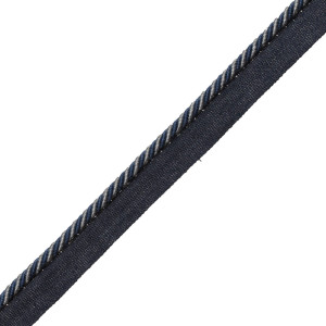 1/4" ANNECY CORD WITH TAPE - STORM