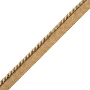 1/4" ANNECY CORD WITH TAPE - SHADES OF TAN/BROWN