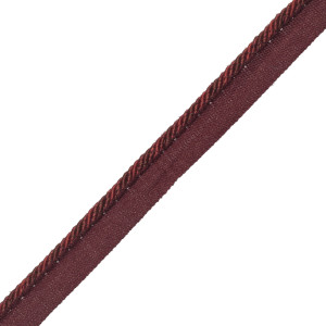 1/4" ANNECY CORD WITH TAPE - DARK RED/MAROON