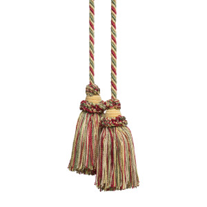 ANNECY CHAIR TASSEL - YELLOW/GREEN/ROSE