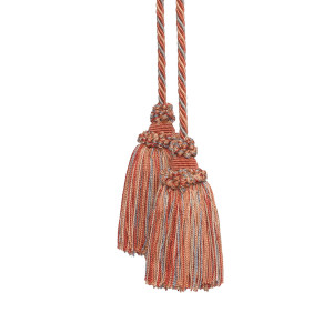 ANNECY CHAIR TASSEL - SALMON/PEACH/LIGHT BLUE