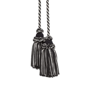 ANNECY CHAIR TASSEL - EBONY/WHITE