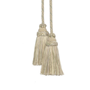 ANNECY CHAIR TASSEL - LIGHT GREEN & BLUE/CREAM